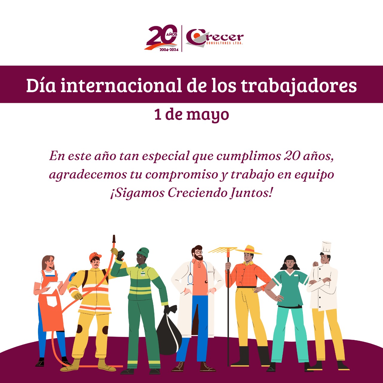 ¡Día internacional de los trabajadores! 🎉👷‍♂👩‍💼